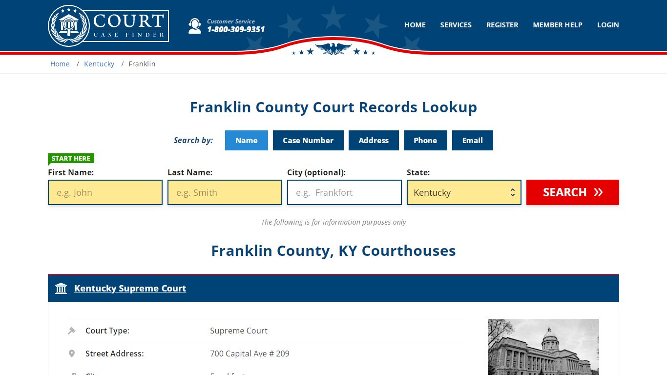 Franklin County Court Records | KY Case Lookup